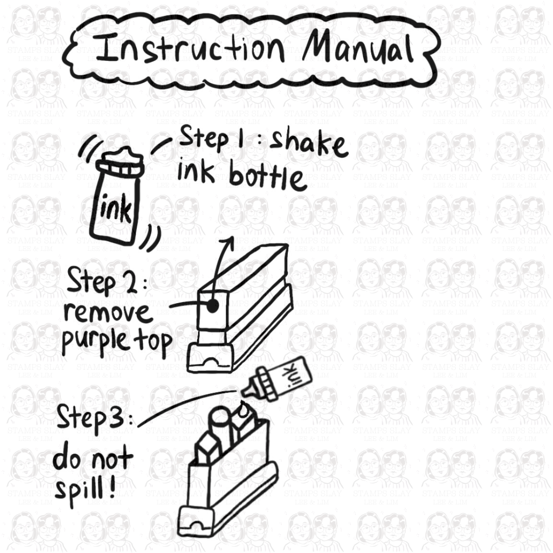 Waterproof Ink Refill – 15ml Bottle