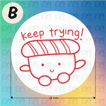 Pre-Inked Teacher Encouragement Stamp – 22mm Round