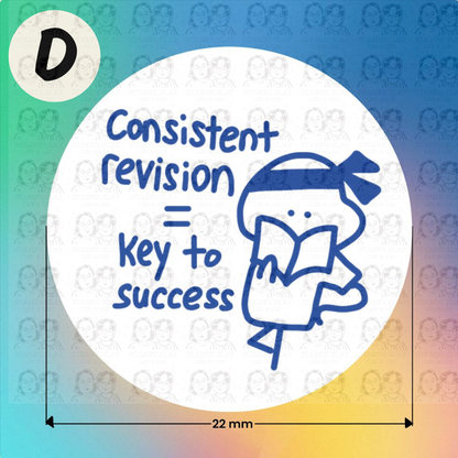 Pre-Inked Teacher Encouragement Stamp – 22mm Round