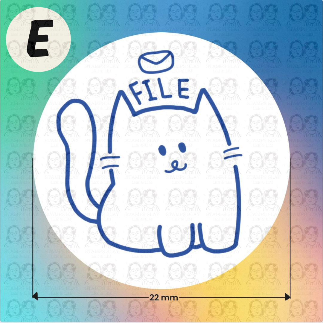 Pre-Inked Teacher Encouragement Stamp – 22mm Round