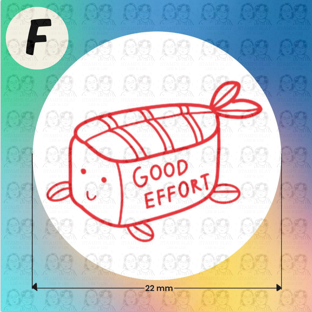 Pre-Inked Teacher Encouragement Stamp – 22mm Round