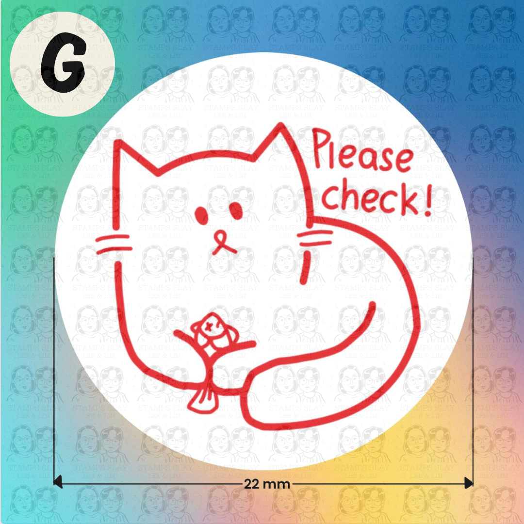 Pre-Inked Teacher Encouragement Stamp – 22mm Round