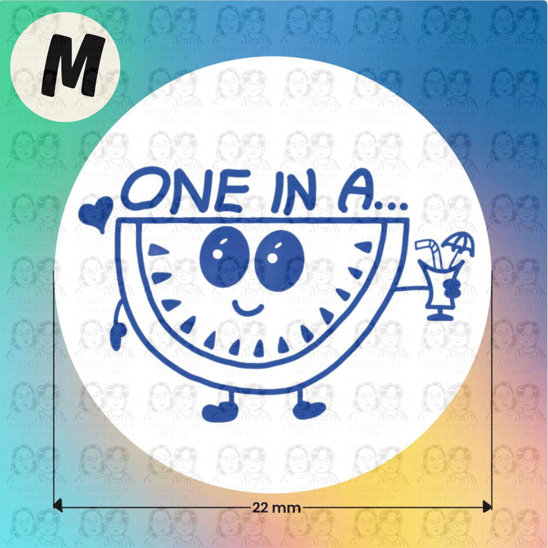 Pre-Inked Teacher Encouragement Stamp – 22mm Round