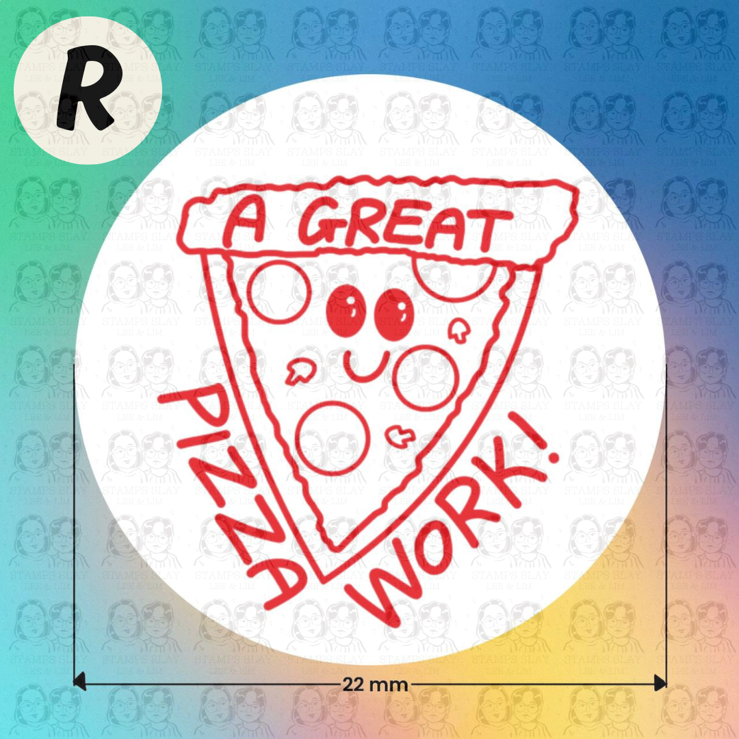 Pre-Inked Teacher Encouragement Stamp – 22mm Round
