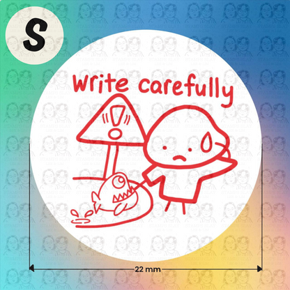 Pre-Inked Teacher Encouragement Stamp – 22mm Round